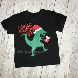 Dinosaur Christmas Shirt SantaSaurus Rex